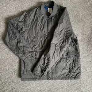 Billabong Grey Quilted Jacket Mens Layer